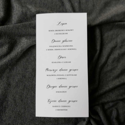 Błyskotka - Menu jednokartkowe - obrazek 2