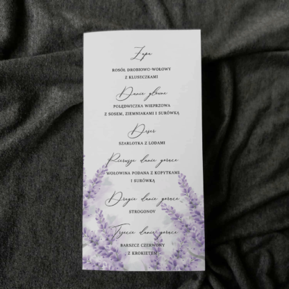 Wrzosowisko - Menu jednokartkowe - obrazek 2