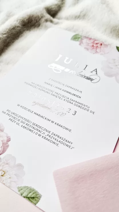 Fleur - zaproszenie komunijne - obrazek 7