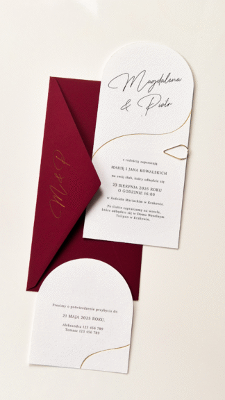 Vitra - zaproszenie dwukartkowe